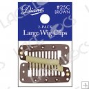 Wig Clip Brown (Large 2 PK) Wig Clip Brown (Large 2 PK)